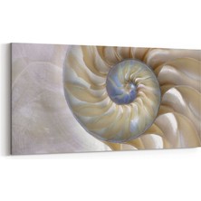 Olla 10273YD Abstract Girdap Görsel Yatay Dar Kanvas Tablo