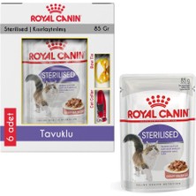 Royal Canin Sterilised Tavuklu Kısırlaştırılmış Kedi Konservesi 6X85 gr