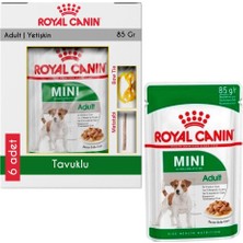 Royal Canin Mini Adult Tavuklu Küçük Irk Köpek Konservesi 6X85 gr