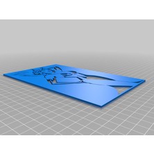 Aldım Geldi Madam Şeytan Şablon Plastik Aparat