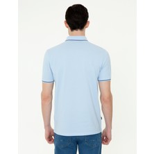 Pierre Cardin Erkek Açık Mavi Slim Fit Polo Yaka Basic Tişört 50252448-VR003