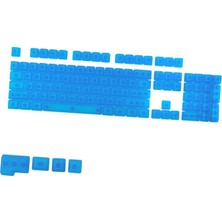 Dıy Şeffaf Keycaps Temizle Rgb Kiraz Mx / Clone Için Set Set Mavi Şeffaf Anahtarları