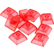 10 Parça 1u Şeffaf Keycaps Dıy Kiraz Mx Anahtarları Için Dıy Anahtar Kapaklar Set