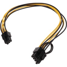 Pcı-E 6-Pin Ila 8-Pin Güç Splitter Kablo Pcı-E Pcı Express Kablo Kablosu 0.3m