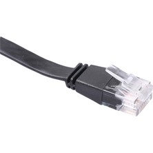 10 Adet Düz Cat6 RJ45 Yama Ethernet Lan Kurşun Ağ Geri Çekilebilir Kablo 2 M