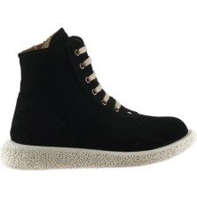 Bueno Shoes Siyah Süet 01 WU8906 Kdn Bot
