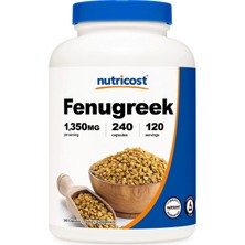 Nutricost Fenugreek Seed 1350MG, 240 Capsules – Gluten Free, Non-Gmo-..