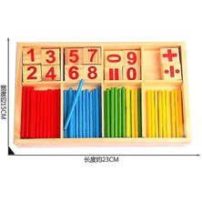 Oyuncaklar Matematik Eğitim Ahşap Oyuncaklar Yapboz Sayma Sticks | Matematik Oyuncakları (Yurt Dışından)