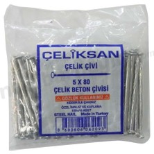 Çeliksan 5X80 Beton Çivisi/çelik Çivi 100LÜ Paket