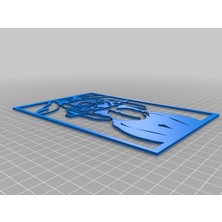 Aldım Geldi Anime Tavşan Kız Şablon Plastik Aparat