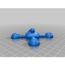 Aldım Geldi 75MM Fırçasız ve 65MM 716 Fırçalanmış ve 65MM Başparmak Tikin Tiny Whoop Launchpads Plastik Aparat