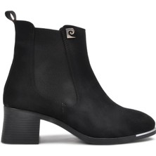 Pierre Cardin 51611 Siyah Süet Bağcıksız Kadın Topuklu Bot