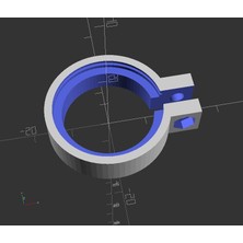 Aldım Geldi Ioio HT2000 Danfoss Ravl Adaptörüne ve Kilidine Elektronik Termostat Plastik Aparat