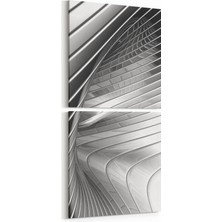 Olla 10370K2D Abstract Görsel Kare 2'li Dikey Kanvas Tablo