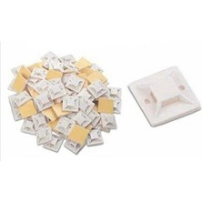 Hellove Yapışkanlı Kroşe 25 Adet Cırt Kelepçe Hediyeli 28 x 28 mm