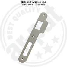 Kale Ar-Pat Krom Çelik Kilit Karşılığı: 2 AR-KK102-05 -