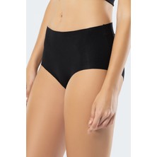 Kom Kadın Lazer Kesim Pamuklu Yüksek Bel Külot