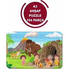 Lipyos Taş Devri A3 104 Parça Ahşap Puzzle