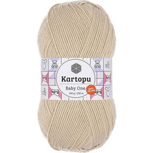 Kartopu Baby One Tüylenmeyen El Örgü Ipi Yünü Taş K855