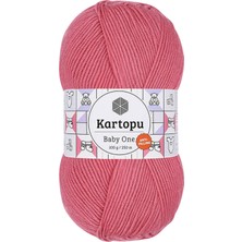 Kartopu Baby One Tüylenmeyen El Örgü Ipi Yünü Şeker Pembe K244