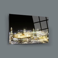 Srd Concept  Kabe Gece Cam Tablo-Islami Tablo-Dini Tablo