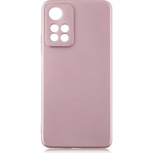 Smcase Xiaomi Redmi Note 11 Pro Kılıf Mat Korumalı Soft Premier Silikon+Nano Glass Bronz