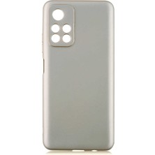 Smcase Xiaomi Redmi Note 11 Kılıf Mat Renkli Korumalı Premier Silikon Gold