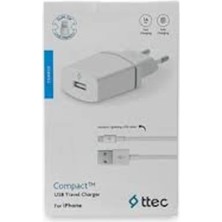 Ttec Compact Seyahat Şarj Cihaz Apple iPhone Uyumlu 4/4s 1000MA