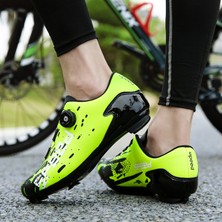 Jinxianzheng Siyah - Yeşil Bisiklet Ayakkabısı (Yurt Dışından)