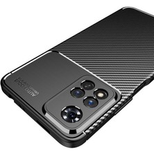 Case Street Xiaomi Redmi Note 11 Pro Kılıf Negro Karbon Görünüm Kamera Korumalı Silikon Siyah