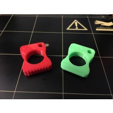 Aldım Geldi Basit Knuckle Duster Anahtarlık /ring Plastik Aparat