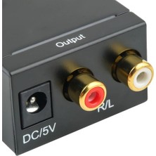 Maxgo 2136 Dijital To Analog Optik Ses Tos Çevirici Dönüştürücü Adaptör