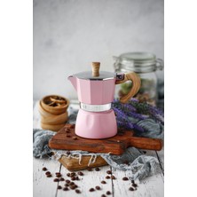 Black Goat 3 Cup Moka Pot - Pembe