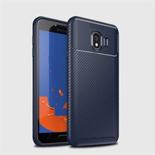 Kupa Samsung Galaxy J4 Kılıf Kamera Korumalı Karbon Desenli Slim Fit Leke Tutmaz Silikon Kapak