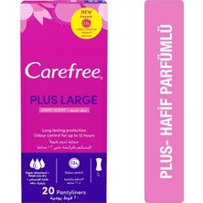 Carefree Günlük Ped Plus Large 20'li 4 Paket (Toplam 80 Adet)