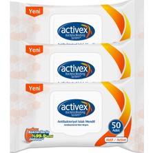 Activex Antibakteriyel Islak Mendil Aktif 6'lı Islak Mendil 300 Yaprak