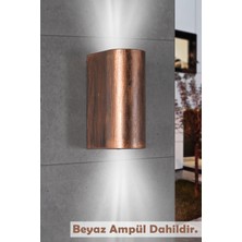 Full Reyon Çift Yönlü Dekoratif Duvar Aplik - Beyaz Işık Ampuller Dahil