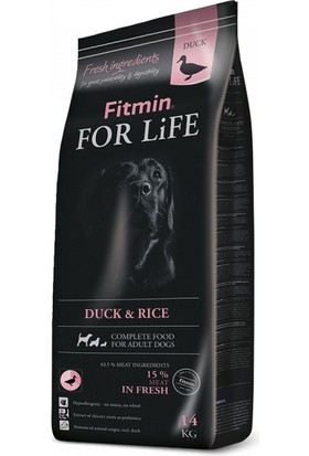 Fitmin For Life %15 Taze Ördek Etli Yetişkin Köpek Maması 2,5 kg