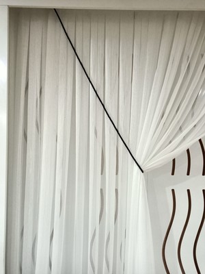 Self Stone Siyah Tül & Fon Toplama 3 mt Halat Kordon Broçol