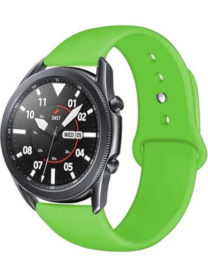 MobaxAksesuar Amazfit Gtr Gtr 2 2e Lite 47MM Kordon Silikon Spor Kordon Yeşil