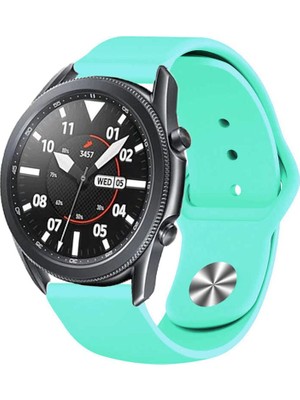 MobaxAksesuar Amazfit Gtr Gtr 2 2e Lite 47MM Kordon Silikon Spor Kordon Turkuaz