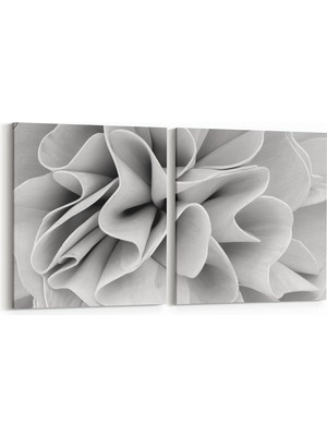 Olla 10199K2Y Abstract Görsel Kare 2'li Yatay Kanvas Tablo