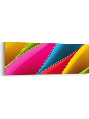 Olla 10382YI Abstract Görsel Yatay Ince Kanvas Tablo