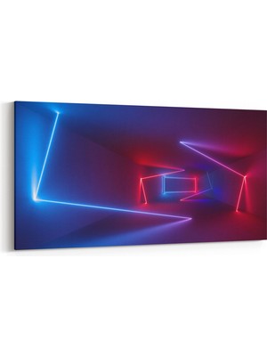 Olla 10423YD Abstract Tünel Görsel Yatay Dar Kanvas Tablo
