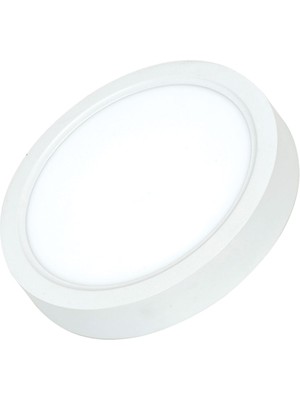 Ack AP03-01810 18W Yuvarlak Sıva Üstü LED Panel 4000K Ilık Beyaz