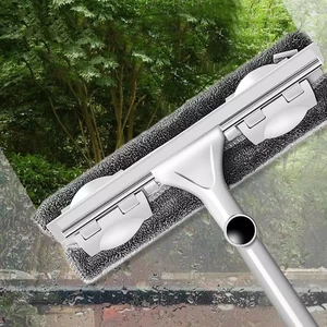Ayla Stand Uzun Saplı Paslanmaz Çelik Cam Silme Aparatı