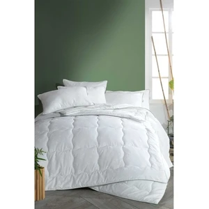 %100 Doğal Bambu Çift Kişilik Yorgan 62 Tel Saten Biyeli 195X215CM