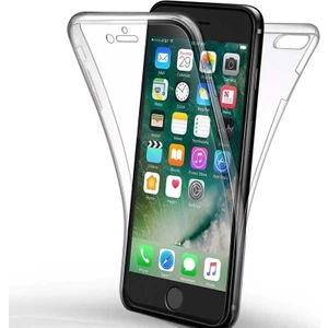Apple iPhone 7 Plus Kılıf Ön Arka Şeffaf Silikon 360 Enjoy