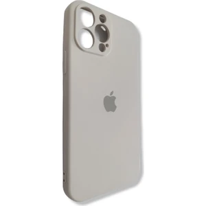 Pirok Store Apple iPhone 13 Pro Max 6.7 Uyumlu Kamera Korumalı Lansman Içi Kadife Silikon Kılıf