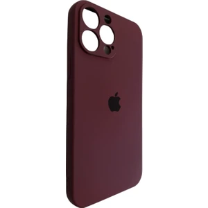 Pirok Store Apple iPhone 13 Pro Max 6.7 Uyumlu Kamera Korumalı Lansman Içi Kadife Silikon Kılıf